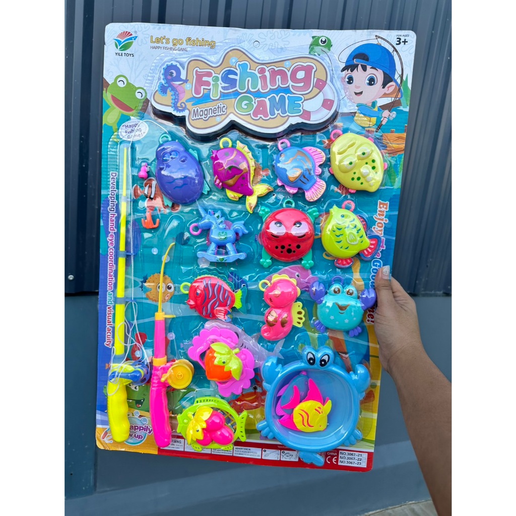 ของเล่นตกปลาแม่เหล็ก ของเล่นตกปลาแผงใหญ่ ชุดตกปลาของเล่นเด็ก ของเล่น ของขวัญ
