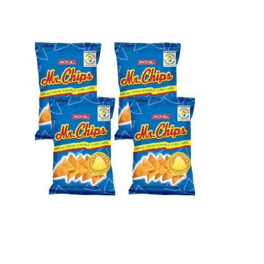 JACK & JILL Mr Chips Nacho Cheese Snack (100g)  EXP 13FEB25