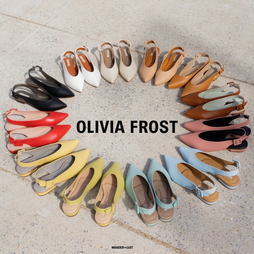 รองเท้าหนังหัวแหลม Olivia Frost Wanderlust