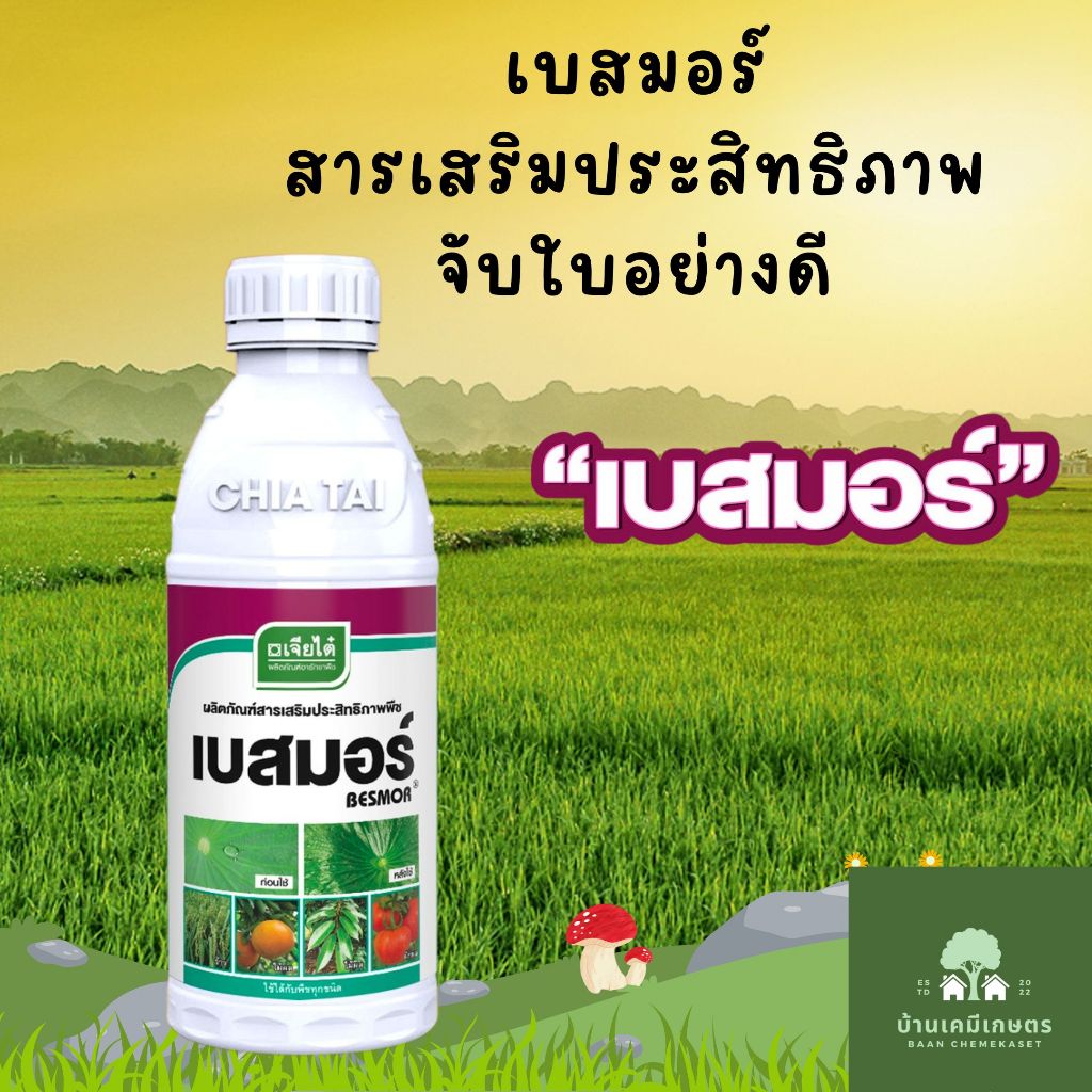 เบสมอร์  สารเสริมประสิทธิภาพ  จับใบ ขนาด 1 ลิตร