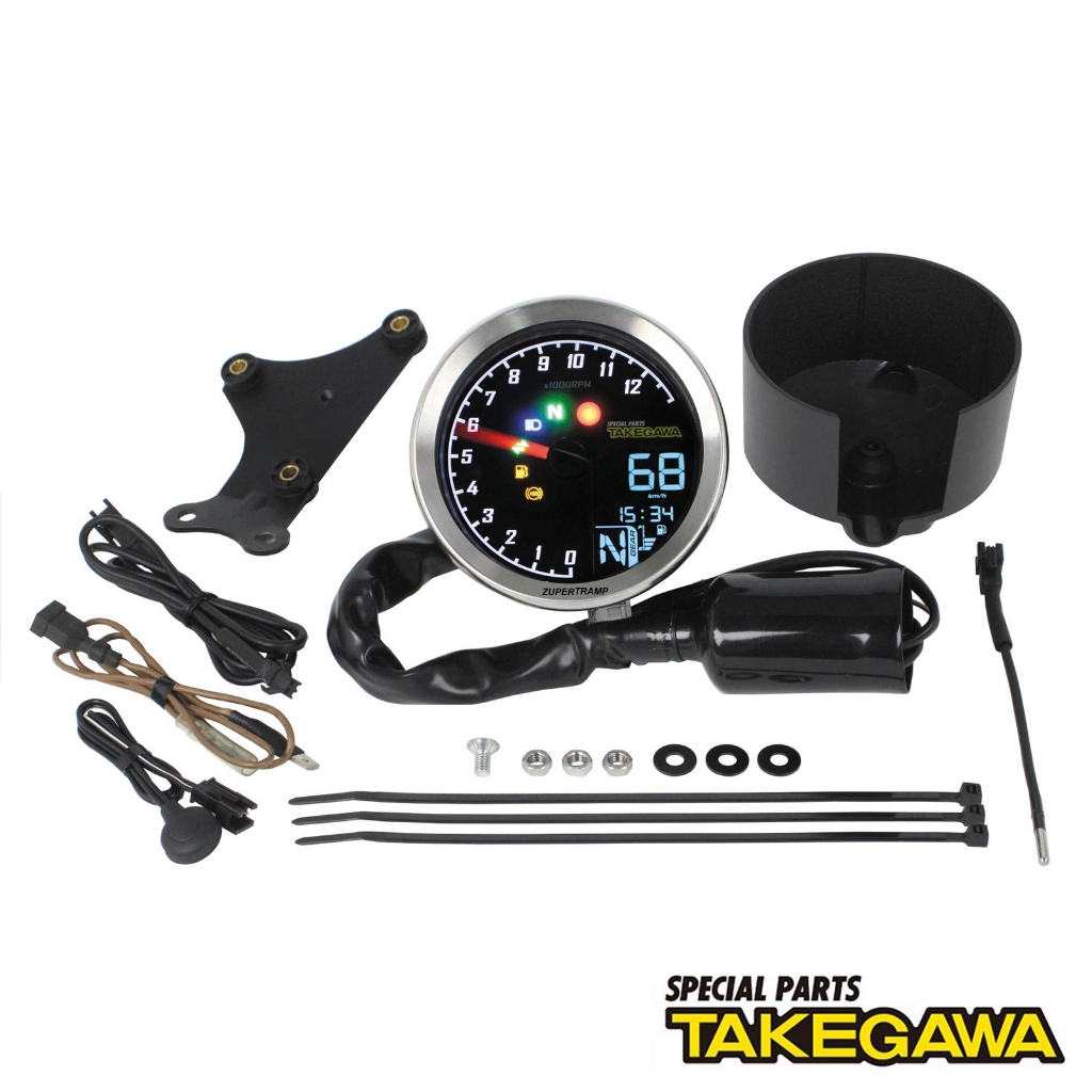 ไมล์รุ่น Super Multi DN - TAKEGAWA ใส่ Monkey125, CT125, Dax125 แท้ ใหม่