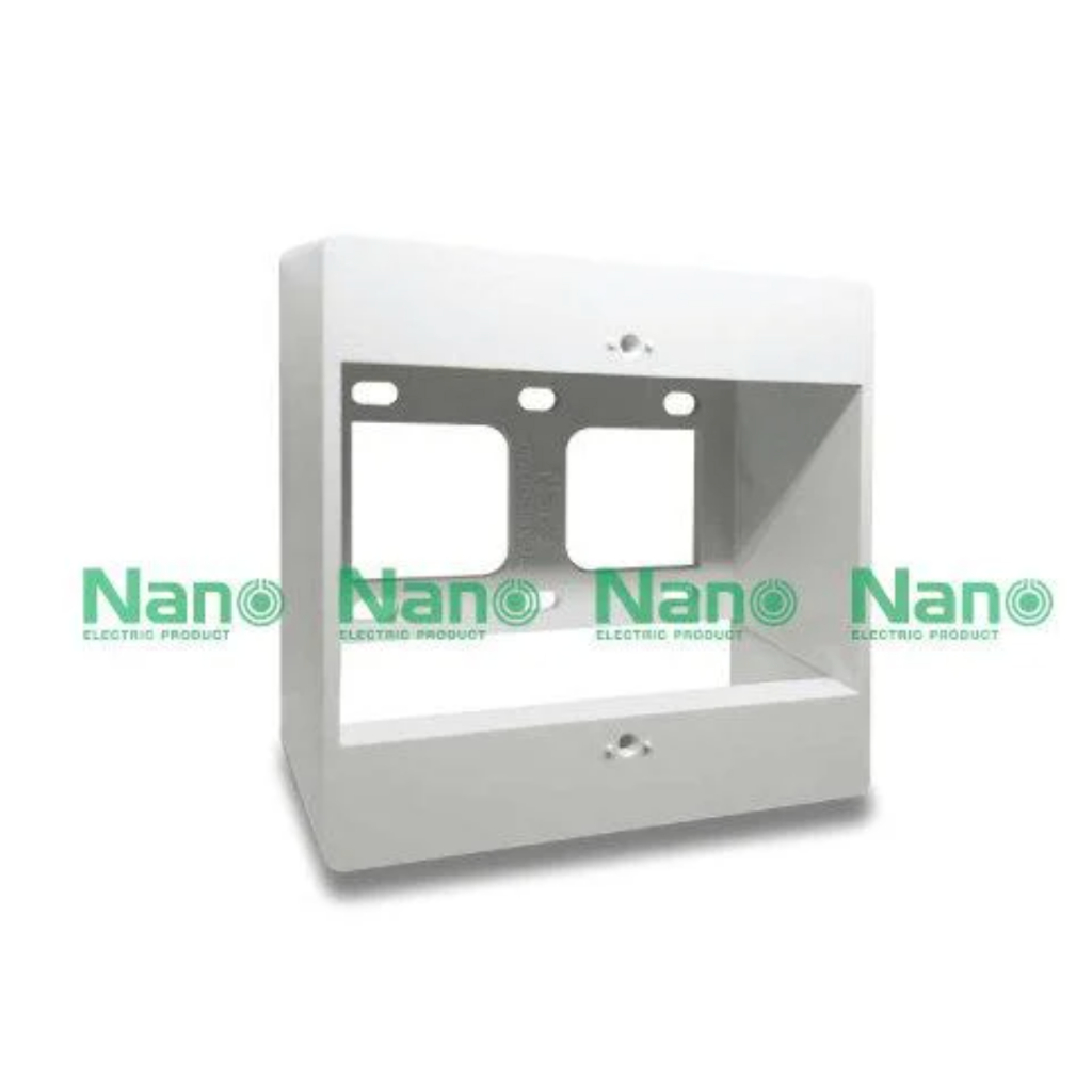 กล่องลอยขอบเหลี่ยมจตุรัส ขนาด 86 x 86 มิล(1 ชิ้น ต่อกล่อง) NANO-86-BOX