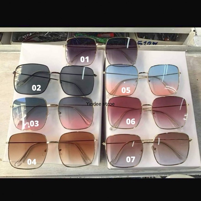 พร้อมส่ง!! แว่นกันแดด UV400 ดีไซน์สวยเก๋