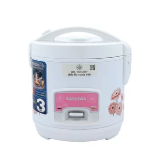 Kashiwa หม้อหุงข้าวไฟฟ้า รุ่น RC-109 หม้อในเคลือบ Non Stick ขนาด 1 ลิตร พร้อมซึ้งนึ่ง