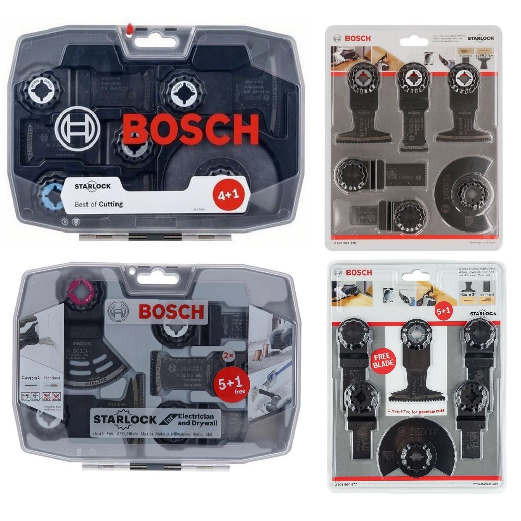 BOSCH ชุดใบมัลติทูล 4ชิ้น 2608664677 / 2608669146 / 2608664622