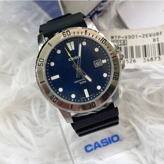 CASIO MTP-VD01-2EVUDF 5058 แท้ 100%
