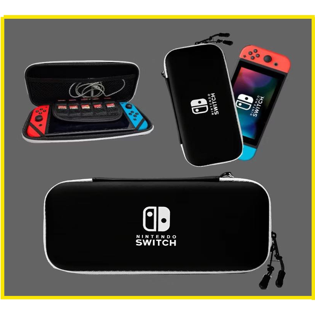 เคสกระเป๋าเกม Nintendo Switch/oled Carrying Case LOGO ิblack-white