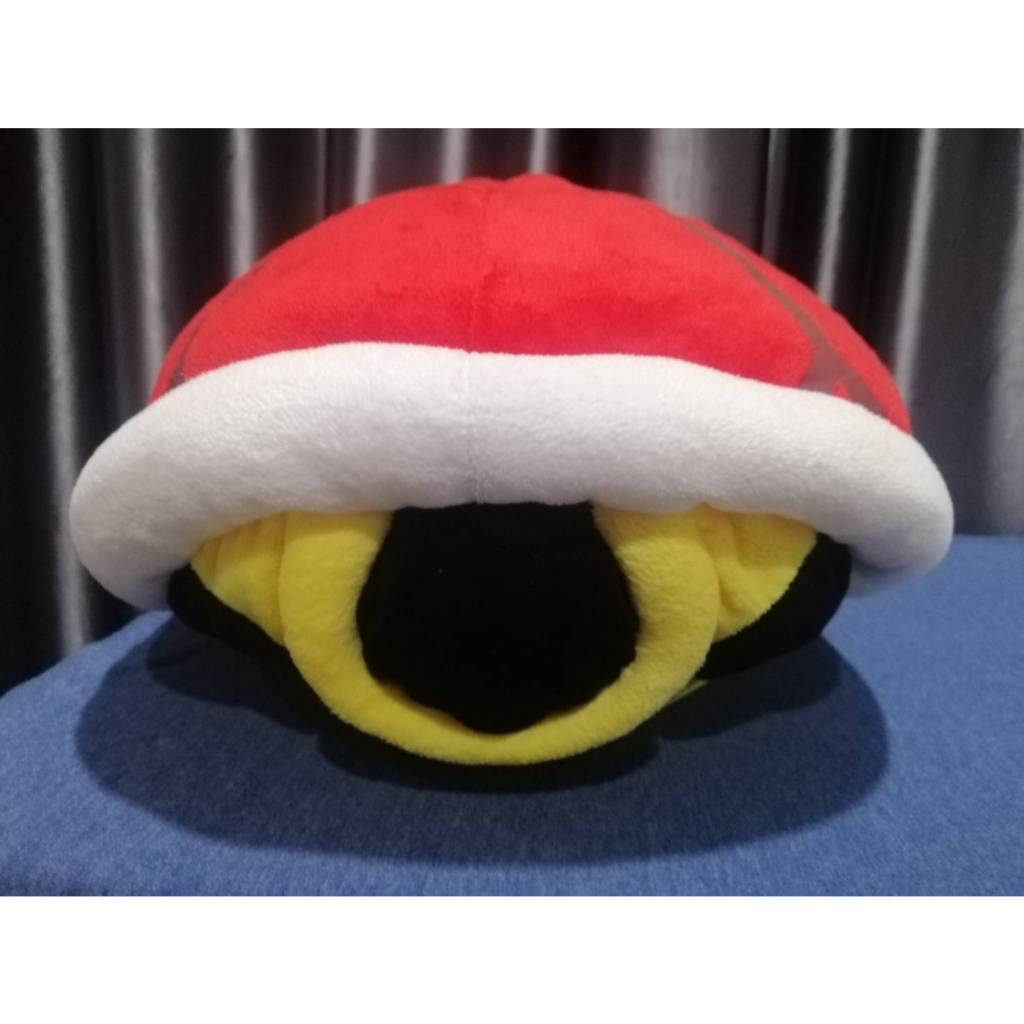 ตุ๊กตากระดองเต่า มาริโอ้ สีแดง Super Mario Koopa Shell ขนาด16นิ้ว ป้าย TAITO