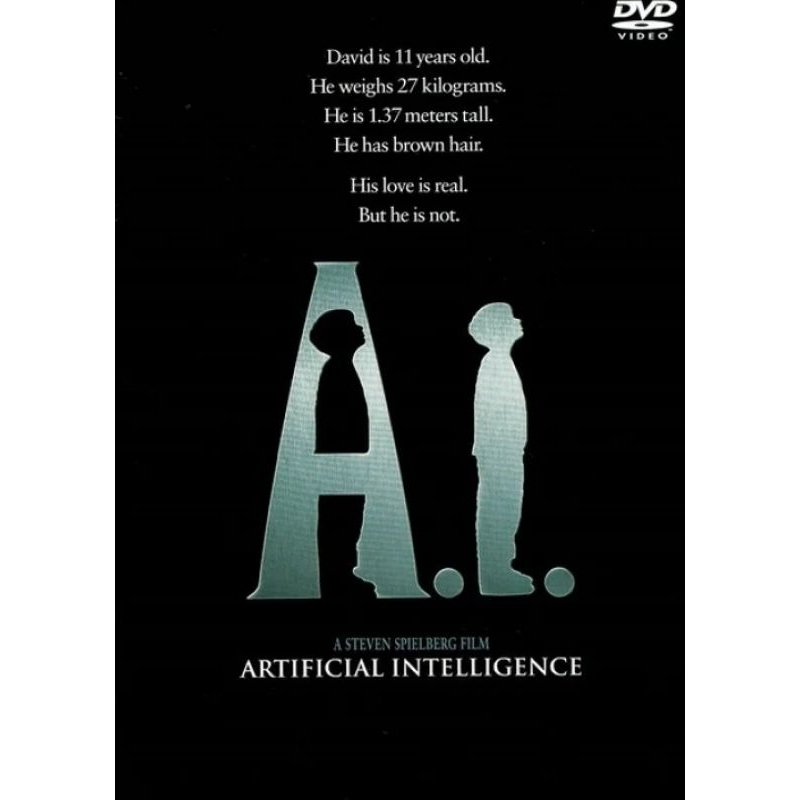 A.I.​ ARTIFICIAL INTELLIGENCE DVD VIDEO​ DL-21330