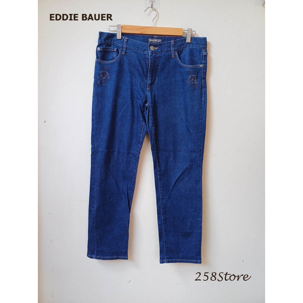 258Store: กางเกงยีนส์มือสอง EDDIE BAUER เอว 32