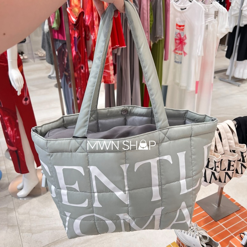 Gentlewoman มีโค้ดลด30% puffer bag กระเป๋าสะพายไหล่ กระเป๋าถือ ของแท้จากชอป