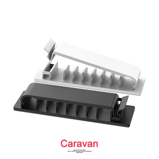 Caravan Crew Wire Organizer Cable Organizer ที่ล๊อกสายเคเบิล 10 ช่องเสียบ
