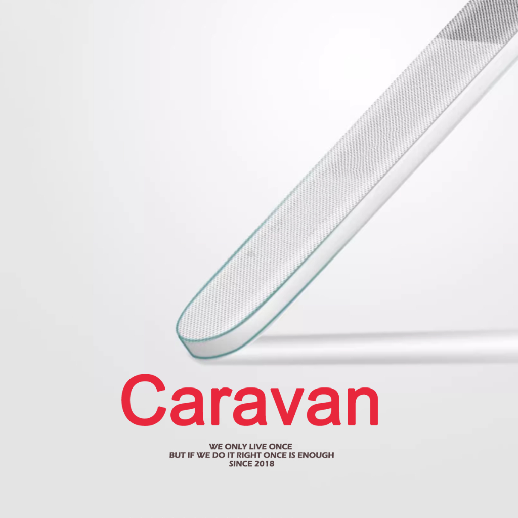 Caravan Crew Glass nail file ตะไบ ตะไบเล็บ บล็อคขัดเงา