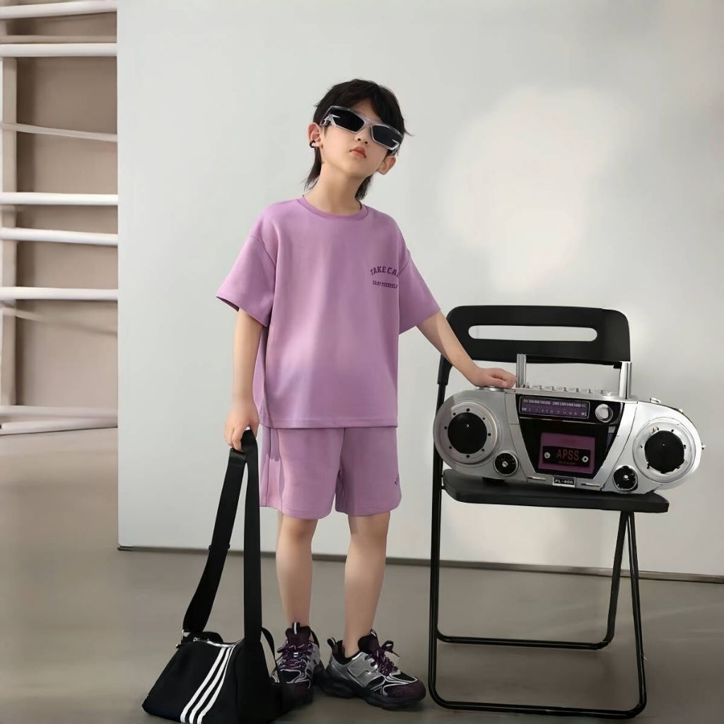 Beryl kidsชุดเซ็ทเด็กชายน่ารักชุดสูทลําลองสําหรับเด็กฤดูร้ รูปที่ 2