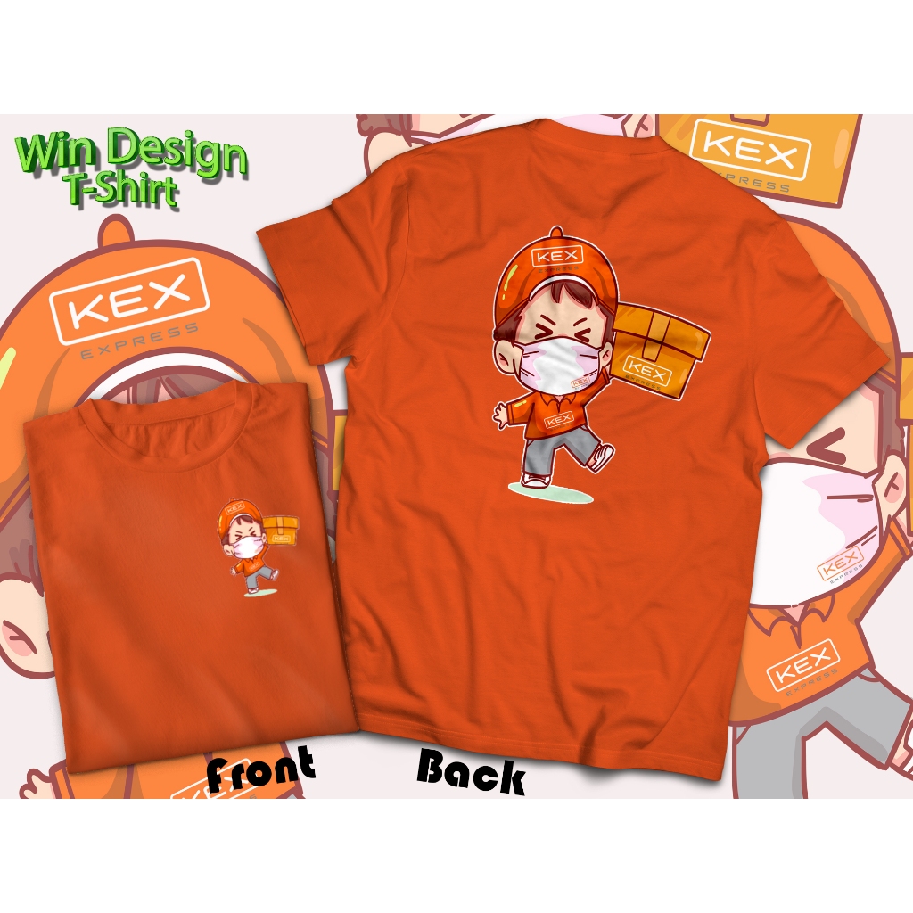 เสื้อKEX EXPRESS  ผ้าคอตตอน100%  ผ้าหนานุ่ม