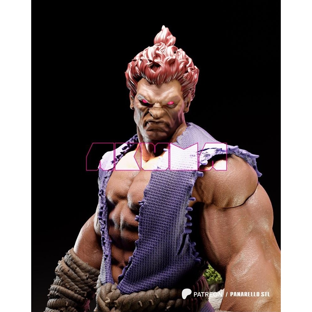 [โมเดลไม่ทำสี] Akuma [ Street Fighter] (printing model)