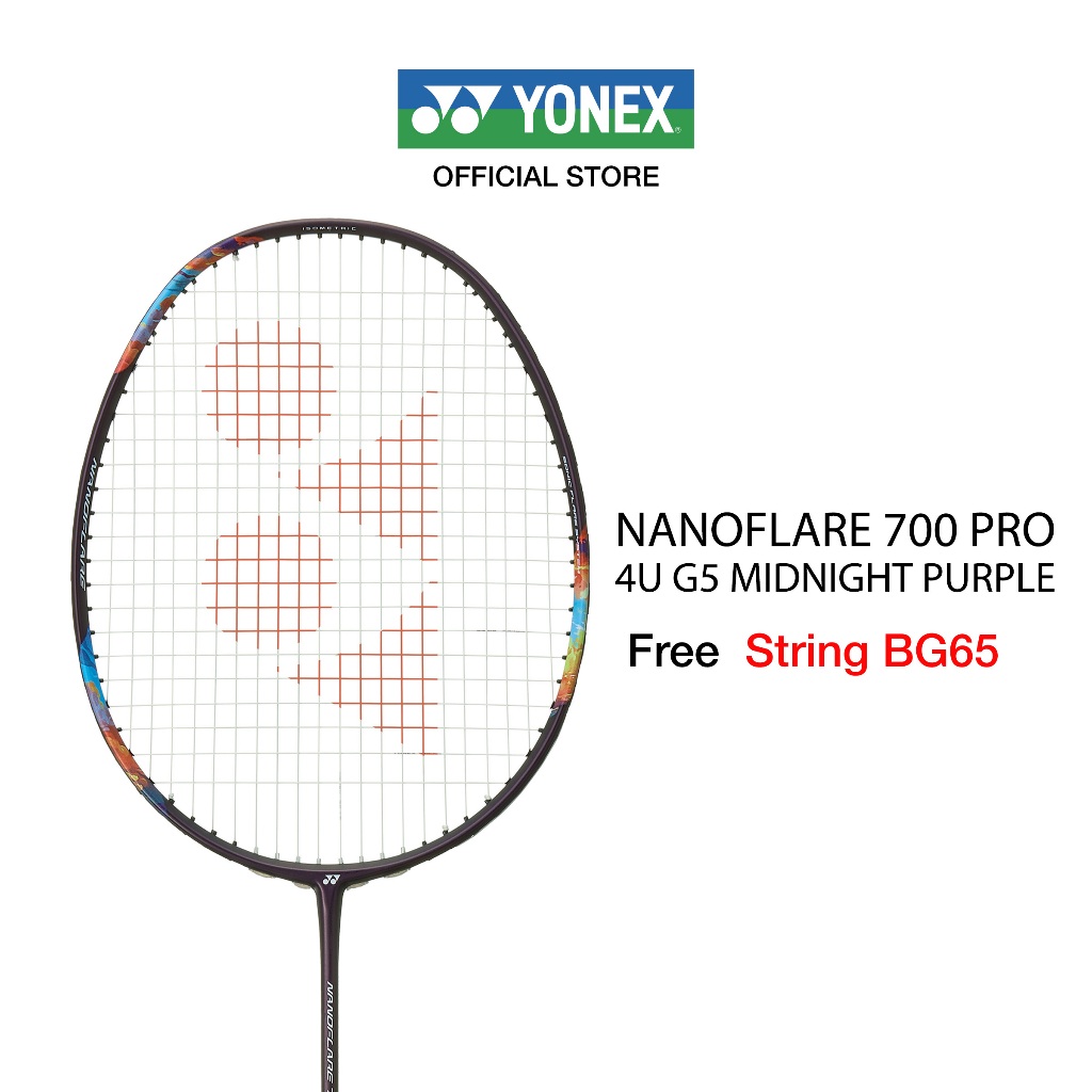 YONEX NANOFLARE 700 PRO ไม้แบดมินตัน เหมาะสำหรับผู้เล่นที่ชอบความเร็ว เล่นลูกเคลียร์ได้สบาย แถมเอ็น BG65 — صورة 2