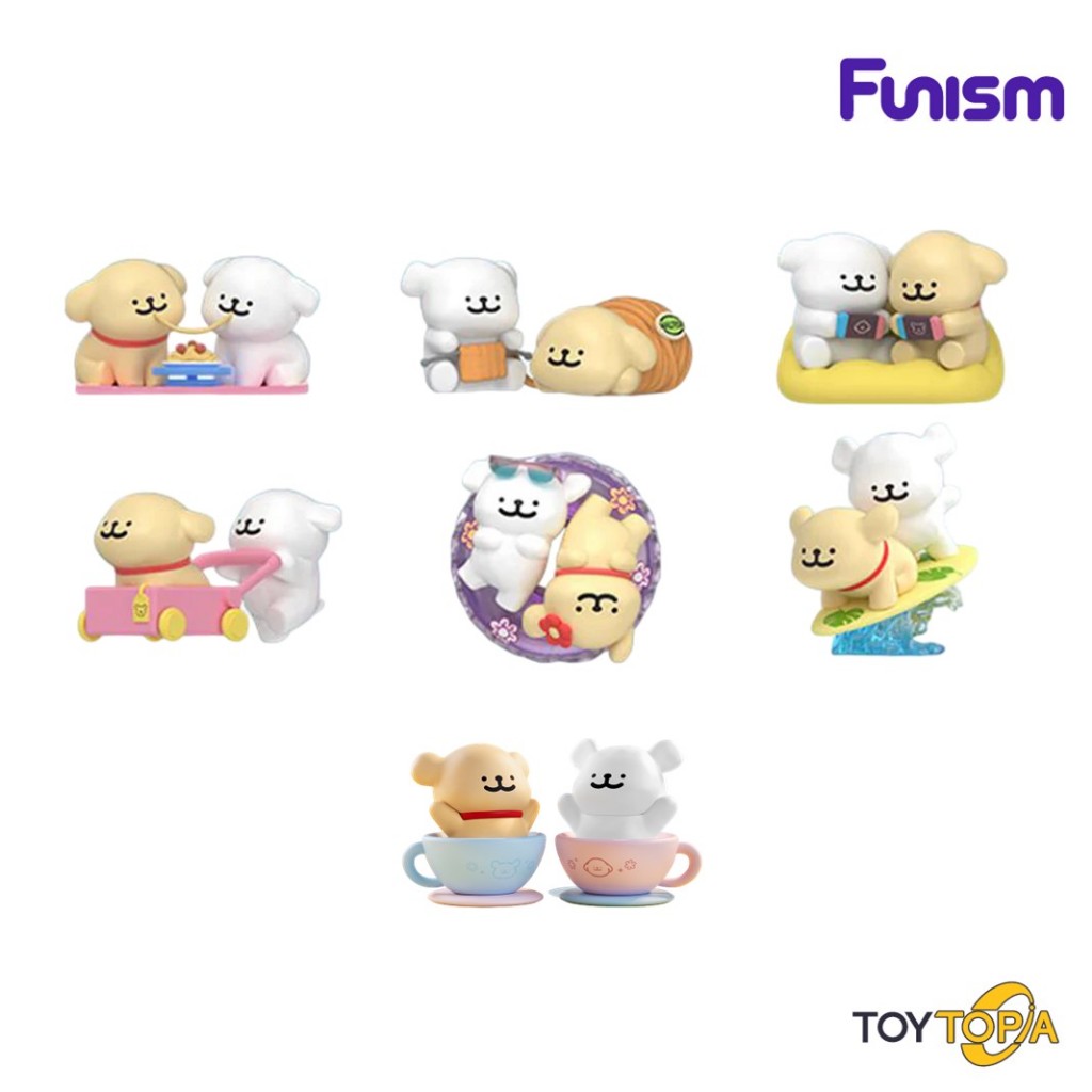 (MX2065) Maltese: Enjoy the Moments Series Figure Blind Box By Funism (1 จุ่ม)