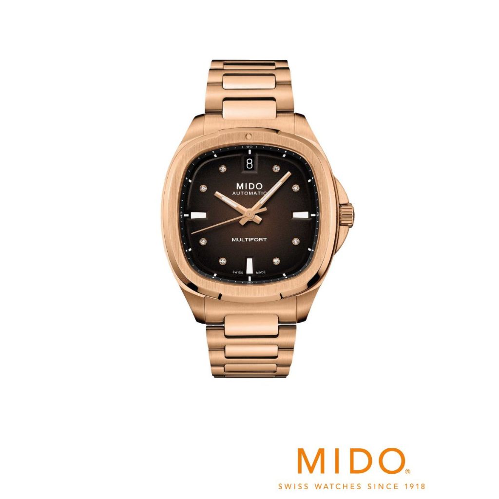 MIDO Multifort TV 35 M049.307.33.296.00 Rose gold WOMEN WATCH
