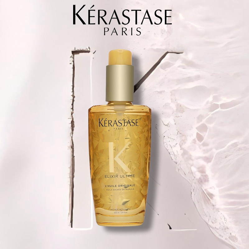 KERASTASE ELIXIR ULTIME ออยล์บำรุงเพื่อผมนุ่มเปล่งประกายเงางาม 100มล