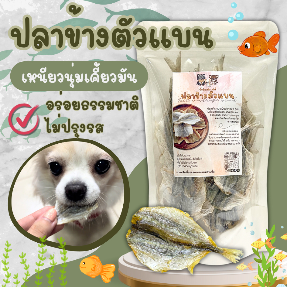 ปลาข้างตัวแบนอบแห้ง*ถุง* ตาก อบแห้ง ไม่ปรุงรส ทานได้ทั้ง คน สุนัข และแมว ไม่ใส่วัตถุกันเสีย