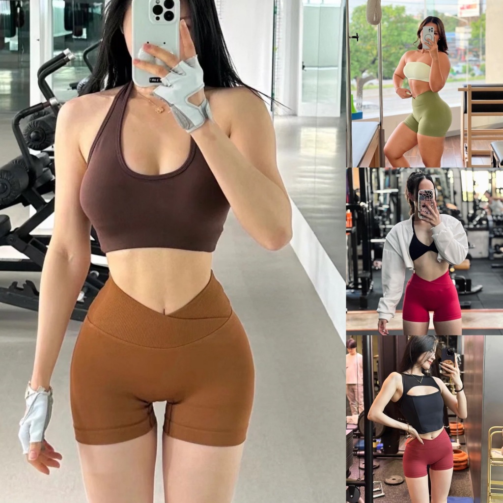 Gymmode - กางเกงขาสั้นใส่ออกกำลังกายPerfect V shorts
