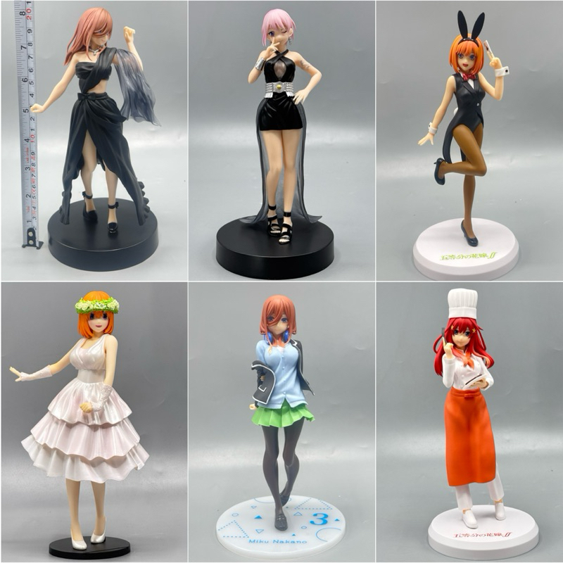 ลิขสิทธิ์แท้ เจ้าสาวแฝดห้า The Quintessential Quintuplets Yotsuba Miku Nino ฟิกเกอร์ มิกุ