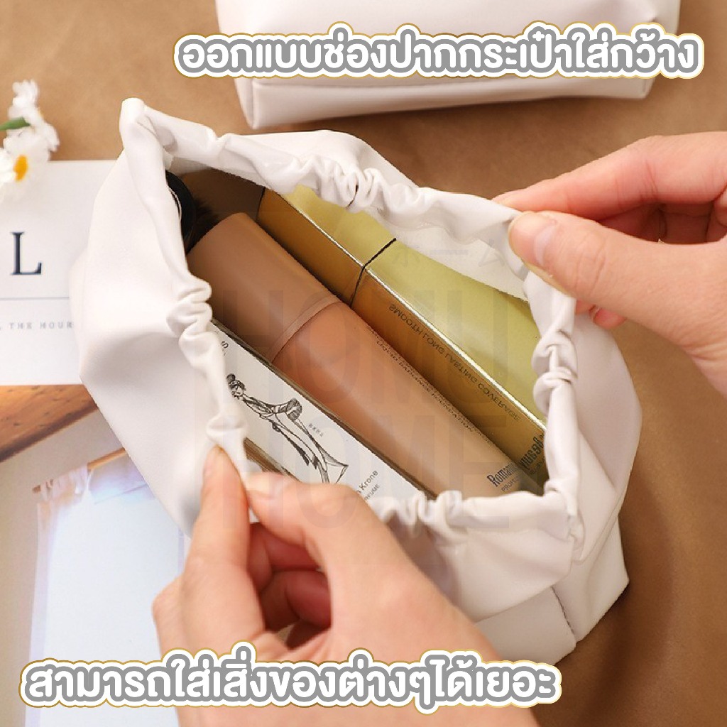 HOMUHOME กระเป๋าหนัง PU ใส่เหรียญ หูฟัง เมมโมรี่การ์ด กันน้ํา ความจุขนาดใหญ่ สําหรับเดินทาง SP2 GZ GT