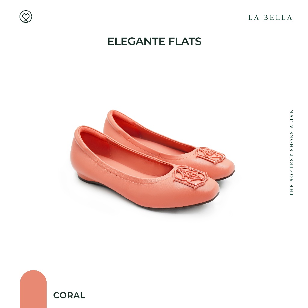 LA BELLA รุ่น ELEGANTE FLATS - CORAL