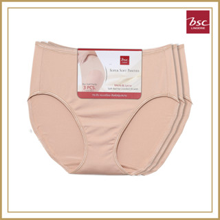 BSC Lingerie Panty กางเกงในเบสิค ทรงครึ่งตัว แพค 3 ชิ้น รุ่น…