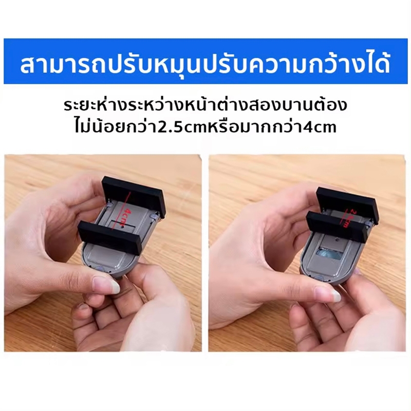 จัดส่งจากกรุงเทพ]ที่ล็อคประตูบานเลื่อน ที่ล็อคประตู้ ที่ล็อคหน้าต่าง ที่ล็อคตู้ Door lock ล็อคแน่น ไม่หลุด เพื่อความปลอด ราคา ถูกที่สุด ดีลบีเคเค แกลเลอรีภาพที่ 7