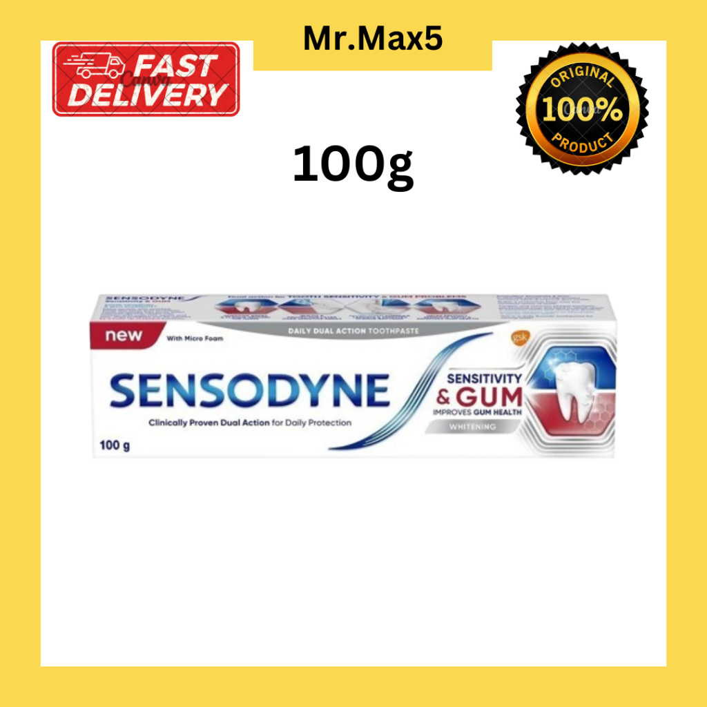 เซ็นโซดายน์ Sensodyne sensitivity & gum ขนาด 100 g. สูตรใหม่