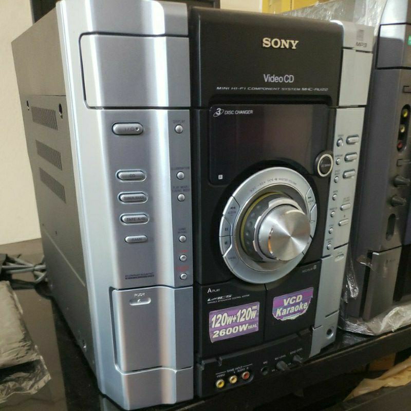หัวเครื่องเสียง Sony MHC-RV22  120x120วัตต์ RMS 2600 วัตต์ P.M.P.O