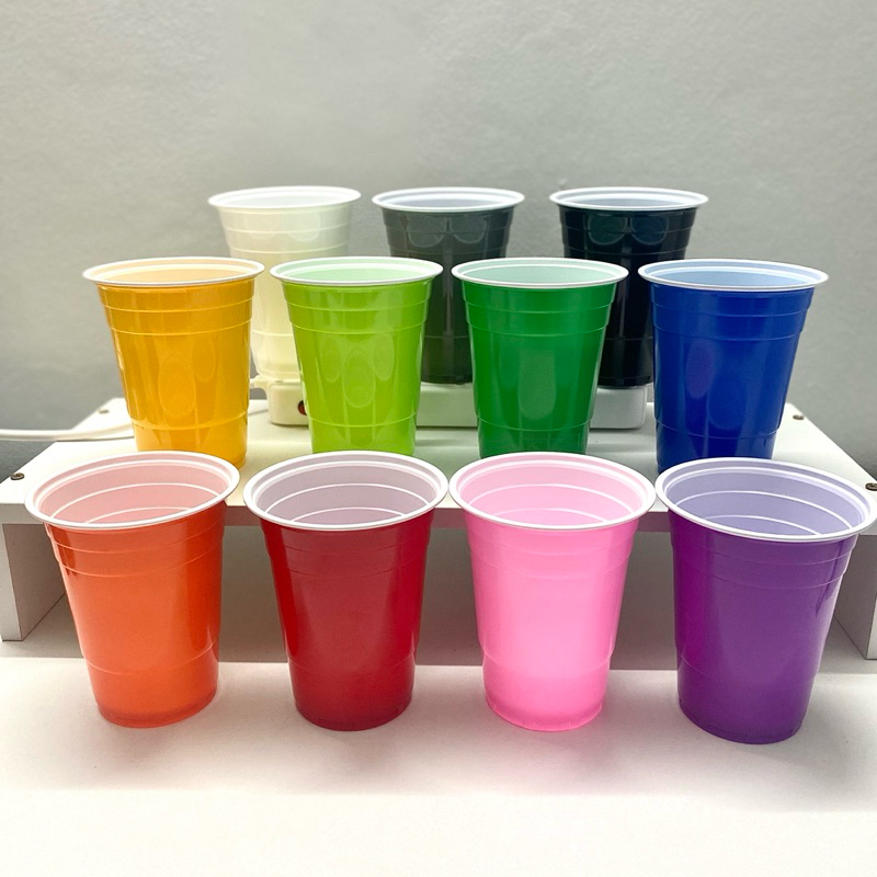 แก้วแดงปาร์ตี้ Red Cup Party ขนาด 16 oz. **มี 10 สี**