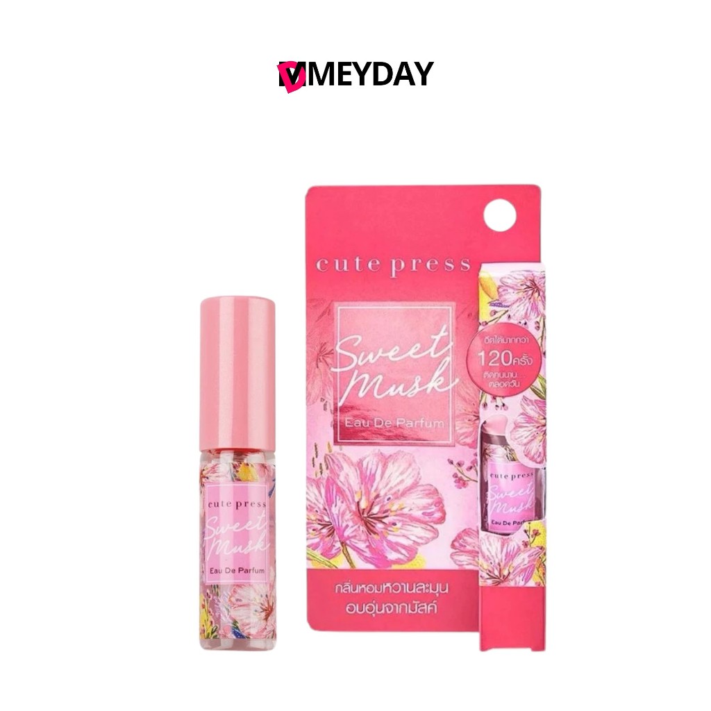 น้ำหอม คิวท์เพรส กลิ่น สวีท มัสค์ พาร์ฟูม Cute Press Eau De Farfum 4.5 ml