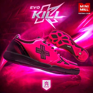 รองเท้าฟุตซอล (IMANE EVO KILL MICROFIBER IMF1 004) รองเท้าหนังสังเคราะห์ ยืดหยุ่น กระชับเท้า