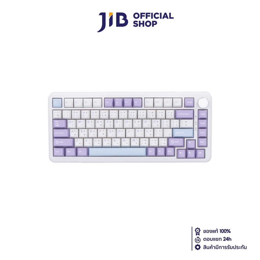 WIRELESS KEYBOARD (คีย์บอร์ดไร้สาย) AJAZZ AK820 MAX STANDARD VERSION (MOUNTAIN MIST) (GIFT SWITCH RG