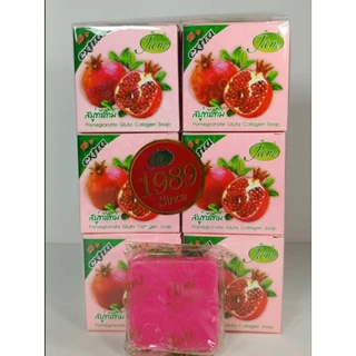 Jam สบู่ทับทิมPomegrante gluta collagen soap1ก้อน65g