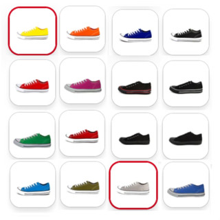 รองเท้าผ้าใบแฟชั่น GoldCity หลากหลายสี รุ่น 1207