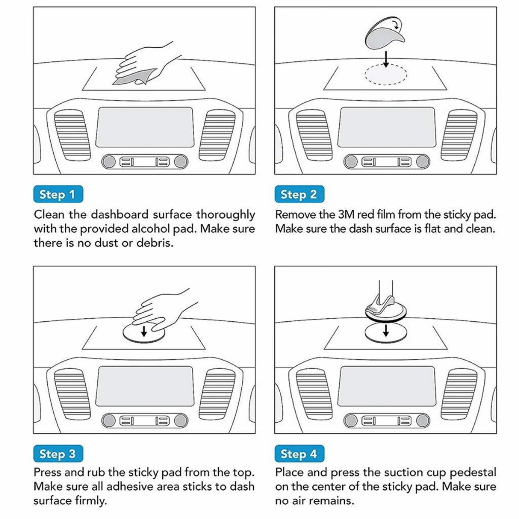 80MM.แผ่นติดแดชบอร์ดรถยนต์ แบบถ้วยดูด สําหรับวางโทรศัพท์
