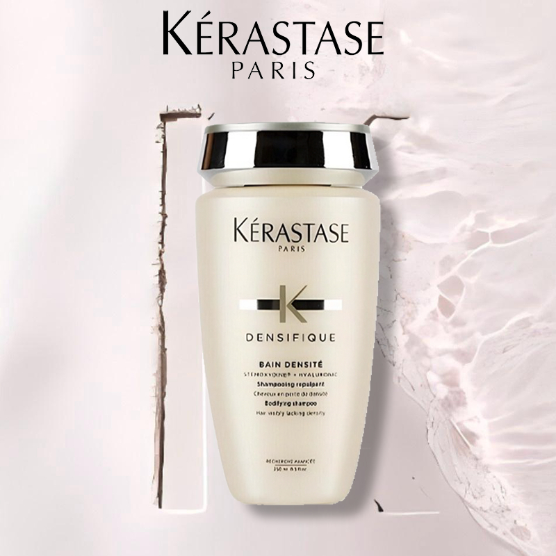 KERASTASE DENSIFIQUE BAIN DENSITE Shampoo 250ml ลดความมัน ซ่อมแซมรากผมที แชมพูสำหรับผมเส้นเล็ก ลีบบาง ที่ต้องการวอลลุ่ม