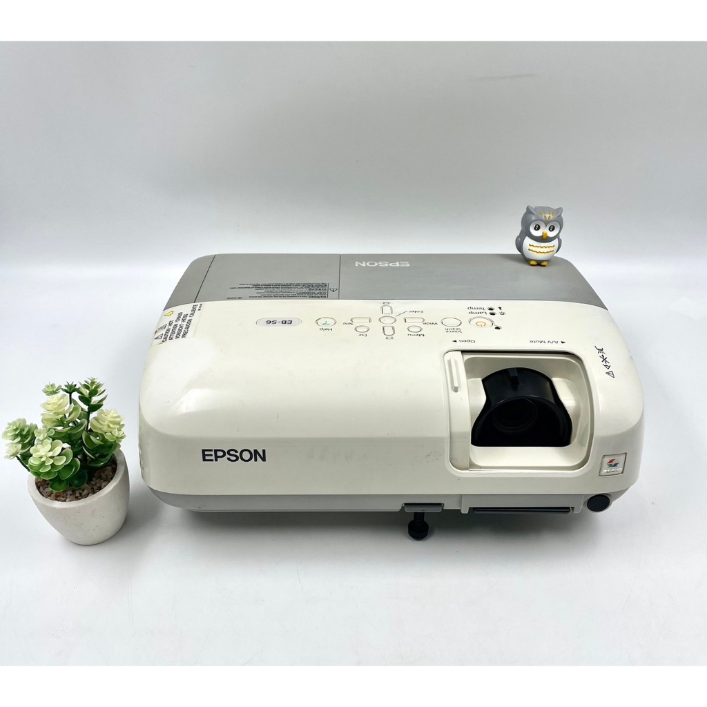 มือสอง โปรเจคเตอร์ Projector Epson EB-S6 พร้อมจอรับภาพ