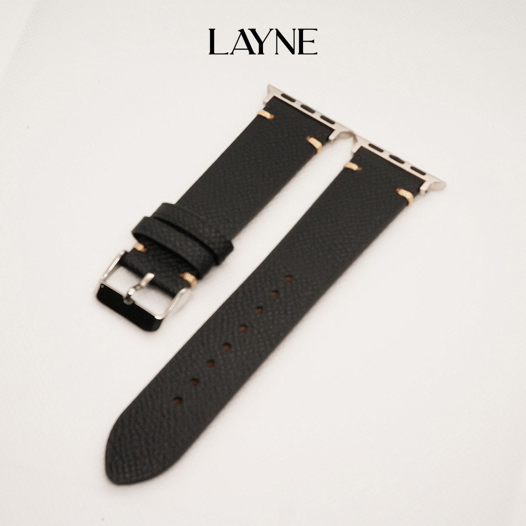 Epsom Leather Straps for Apple Watch สายนาฬิกาสำหรับแอปเปิ้ลวอชทุกรุ่น หนังวัวแท้ 100% Ultra/SE/10/9/8/7/6/5/4/3/2/1