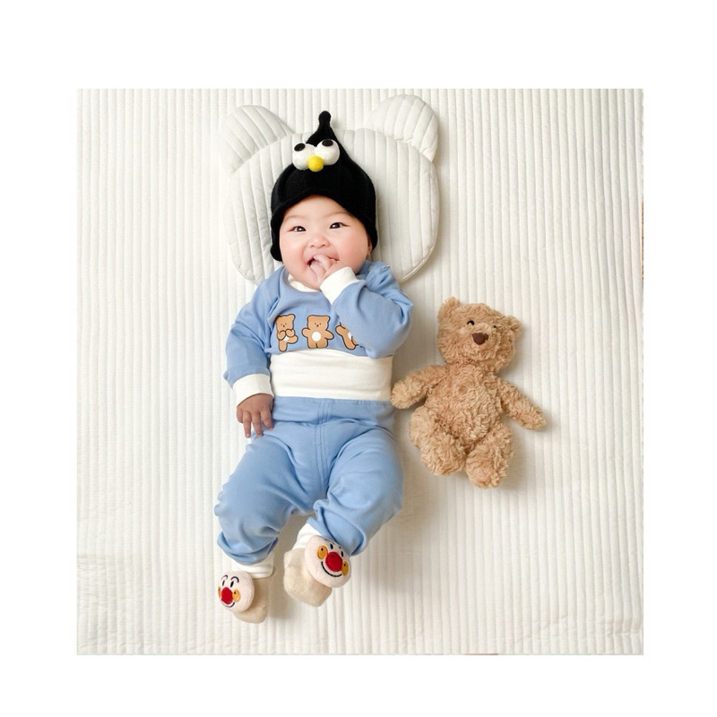 NTbaby สินค้าพร้อมส่ง ชุดนอนเด็ก แขนยาว ขายาว เนื้อผ้านุ่ม ใส่สบายตัว ผ้ากำมะหยี่ ให้ความอบอุ่น แฟชั่นฤดูใบไม้ร่วง