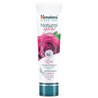 (ซื้อในไลฟ์ 50 บาท)ครีมทาหน้าสกัดจากกุหลาบบริสุทธิ์และวิตามินอี ช่วยบำรุงและฟื้นฟูผิวที่หมองคล้ำNatural Glow Rose Face