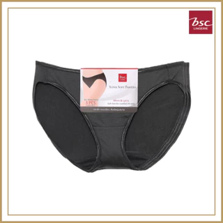BSC Lingerie Panty กางเกงในเบสิค ทรงบิกินี่ แพค 3 ชิ้น รุ่น BU3624