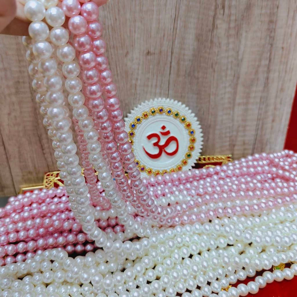 MT-BD7A สร้อยลูกปัดมุก สีครีมมุก 10 มิล ใหญ่ ยาว 108 เม็ด ถวายแด่ พระแม่ลักษมี เจ้าแม่กวนอิม สิ่งศักดิ์สิทธิ ทั้งปวง