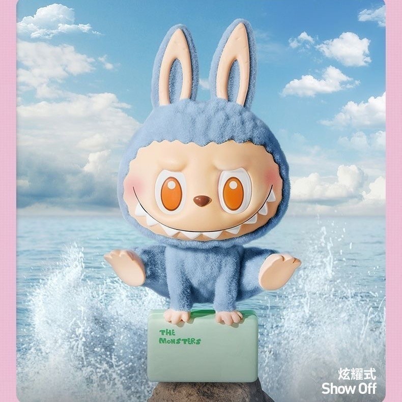 [ของแท้อย่างเป็นทางการ 100%] POP MART ป๊อปมาร์ท Slacky โยคะมอนสเตอร์คอลเลกชันอวด