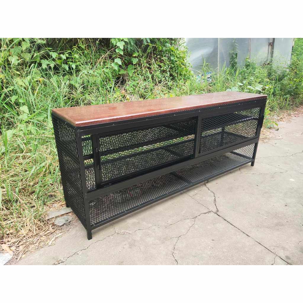 IRONSERVICE ชั้นวางรองเท้า บานสไลด์บนแบบ 4 ชั้น 