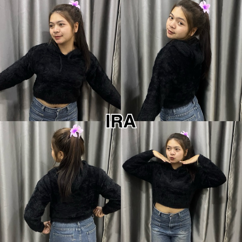 BY IRA คาร์ดิแกน+ฮู้ด ขนนุ่มนิ่มผ้าไม่คัน โคเรียเกิร์ลโคเรียใจมากค่าาา
